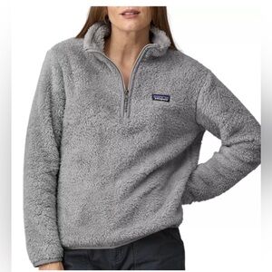NWT Patagonia Women's Los Gatos 1/4 Zip Fleece Pullover Grey, Size Small, $109